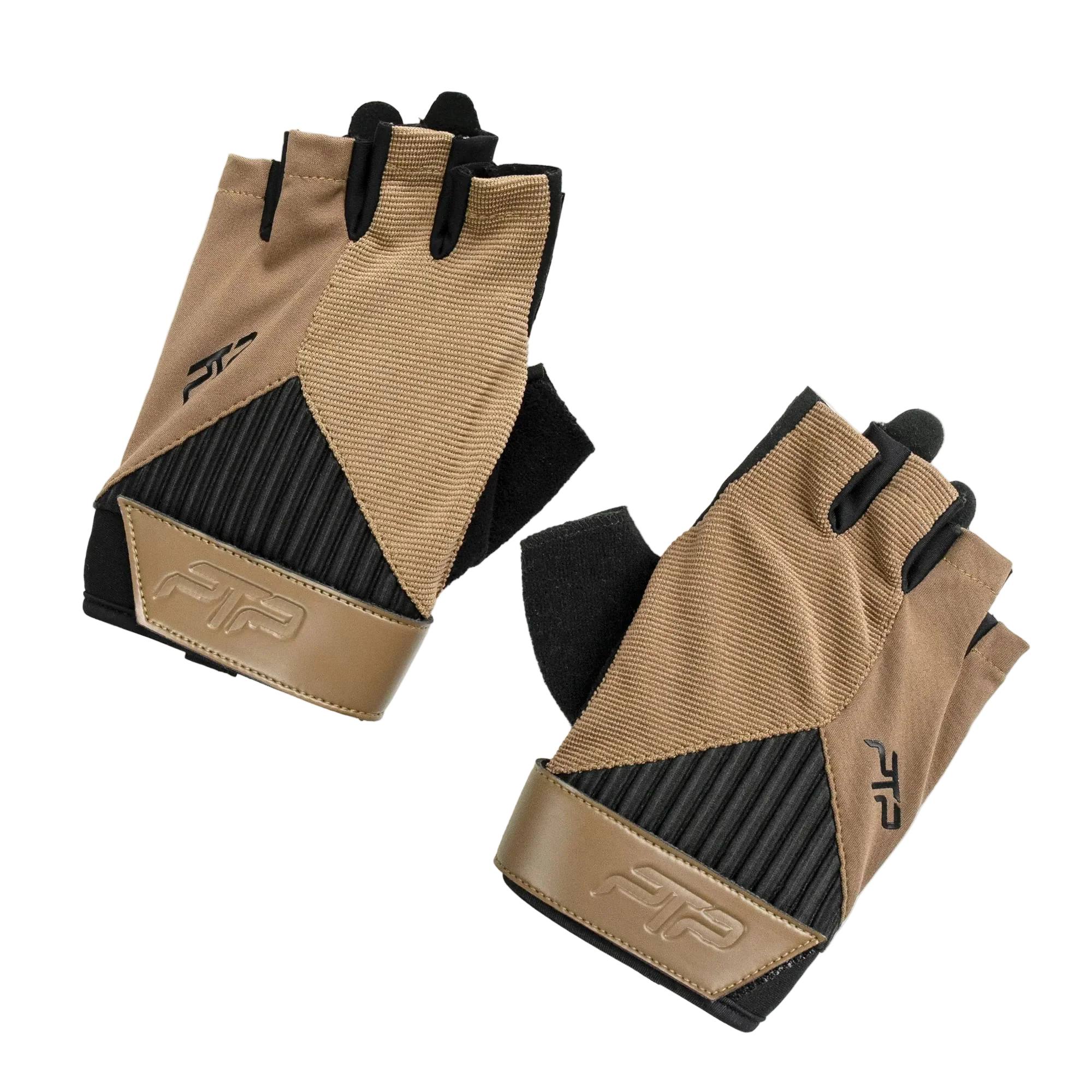 Low-Impact Luxe Bronze Fitness Gloves