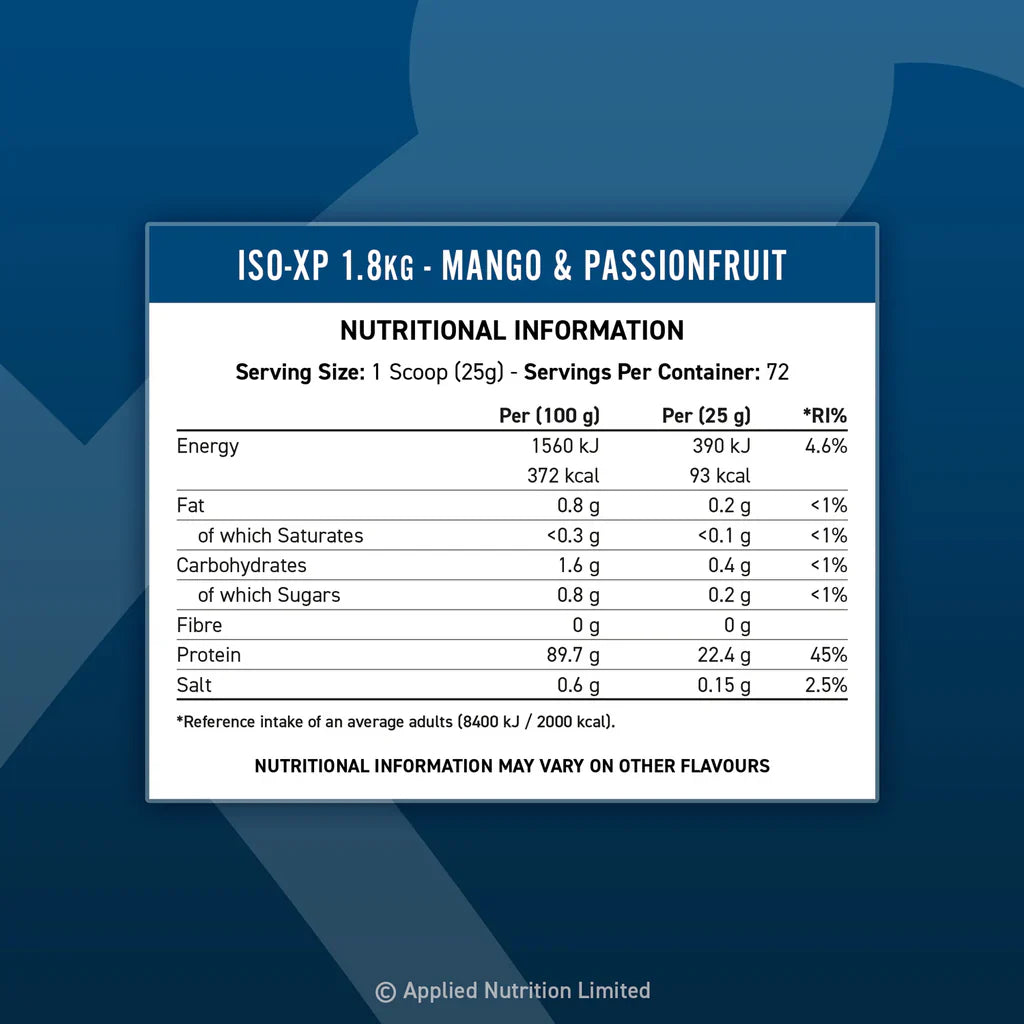 ISO-XP Protein Powder Chocolate 1.8 Kilograms