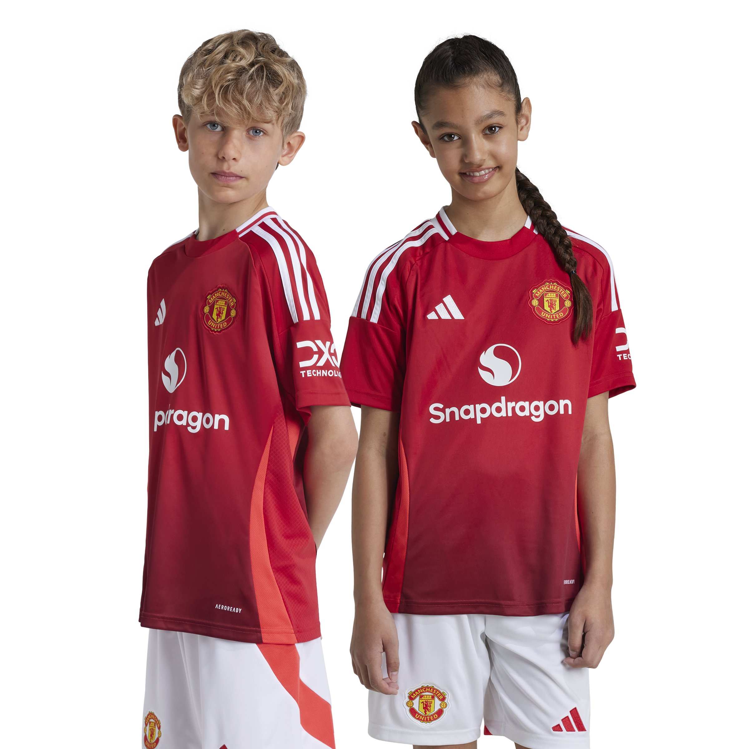 Junior Manchester United Home Replica Jersey 24