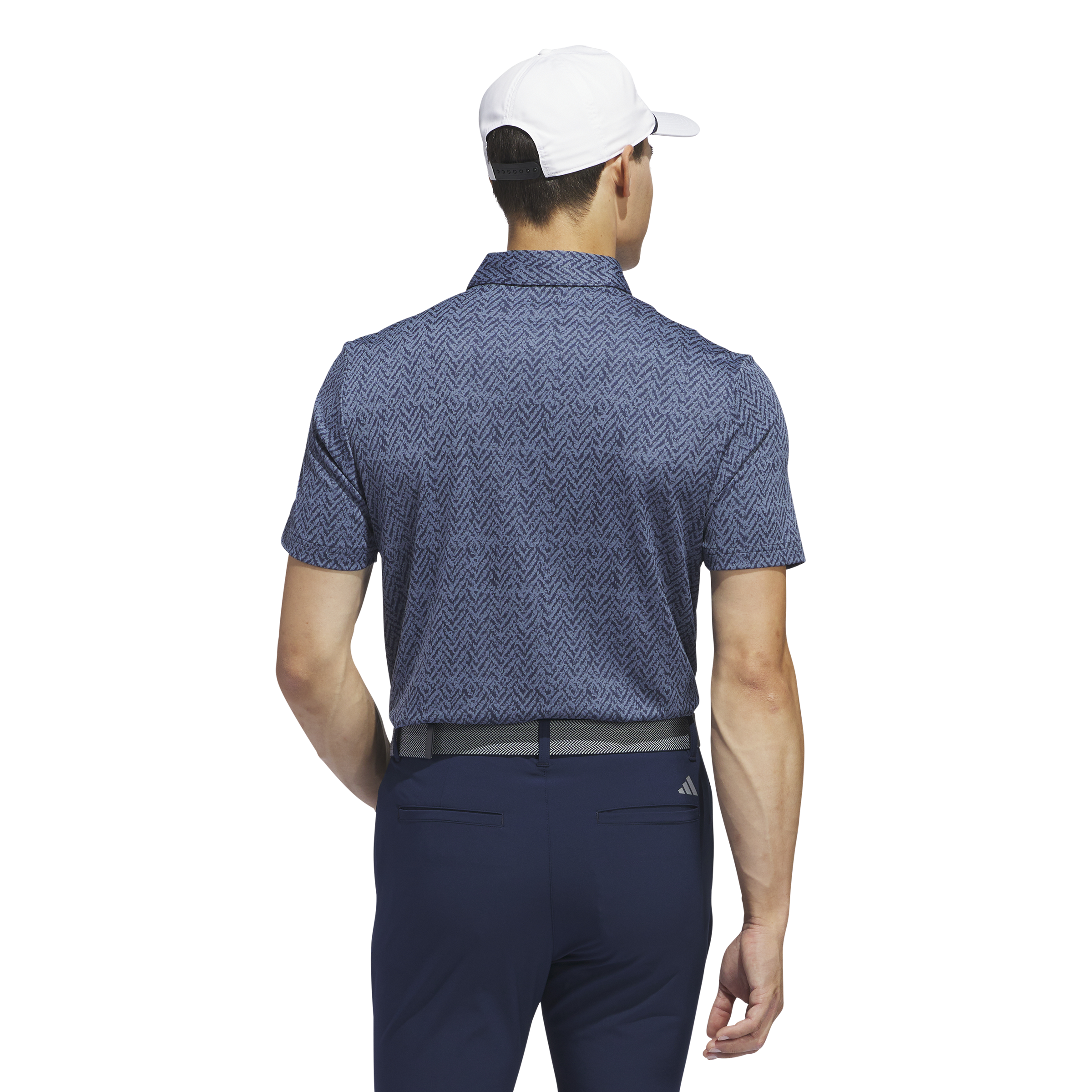 Mens Fairway Jacquard Golf Polo