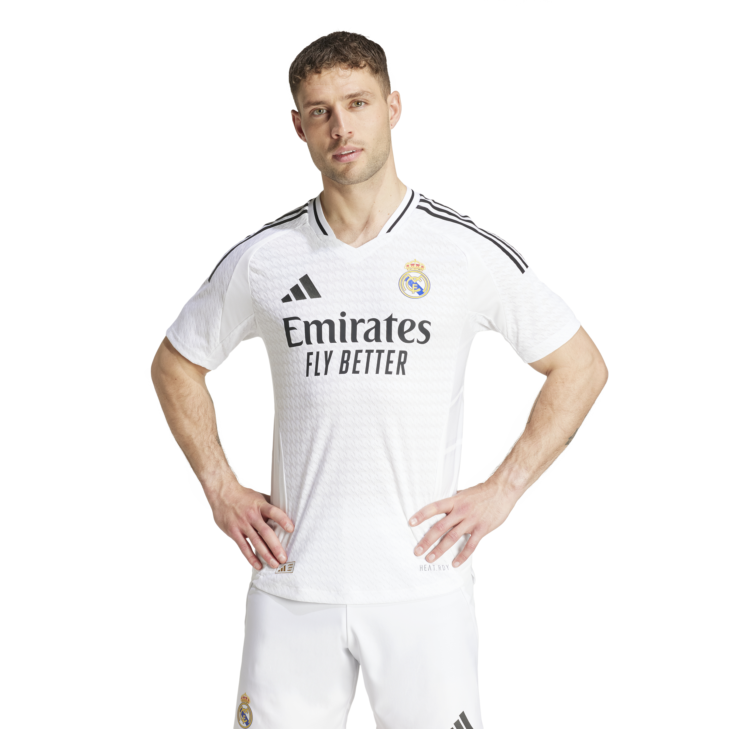 Mens Real Madrid Home Authentic Jersey 24