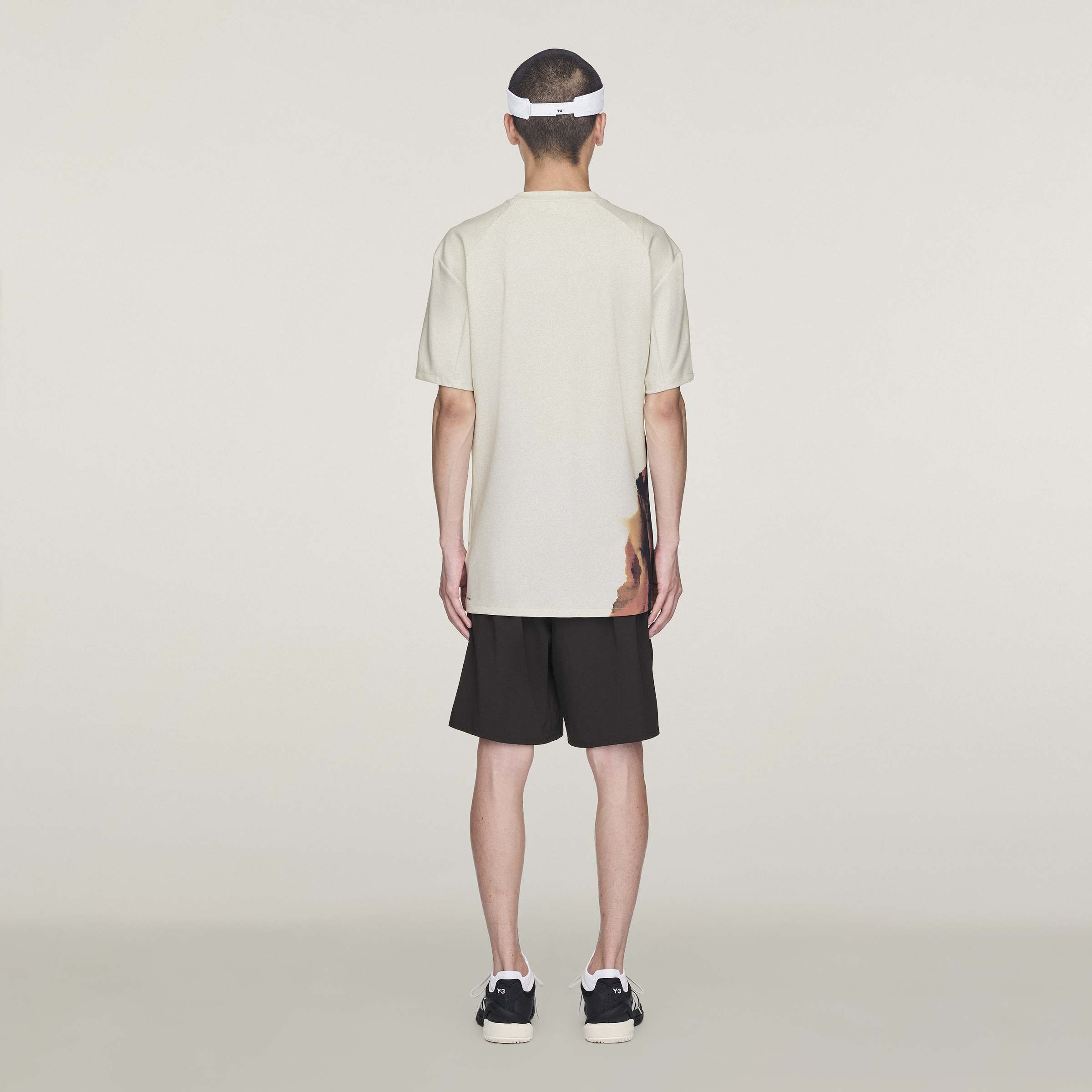 Mens Y-3 Freelift Tennis Short Sleeve T-Shirt