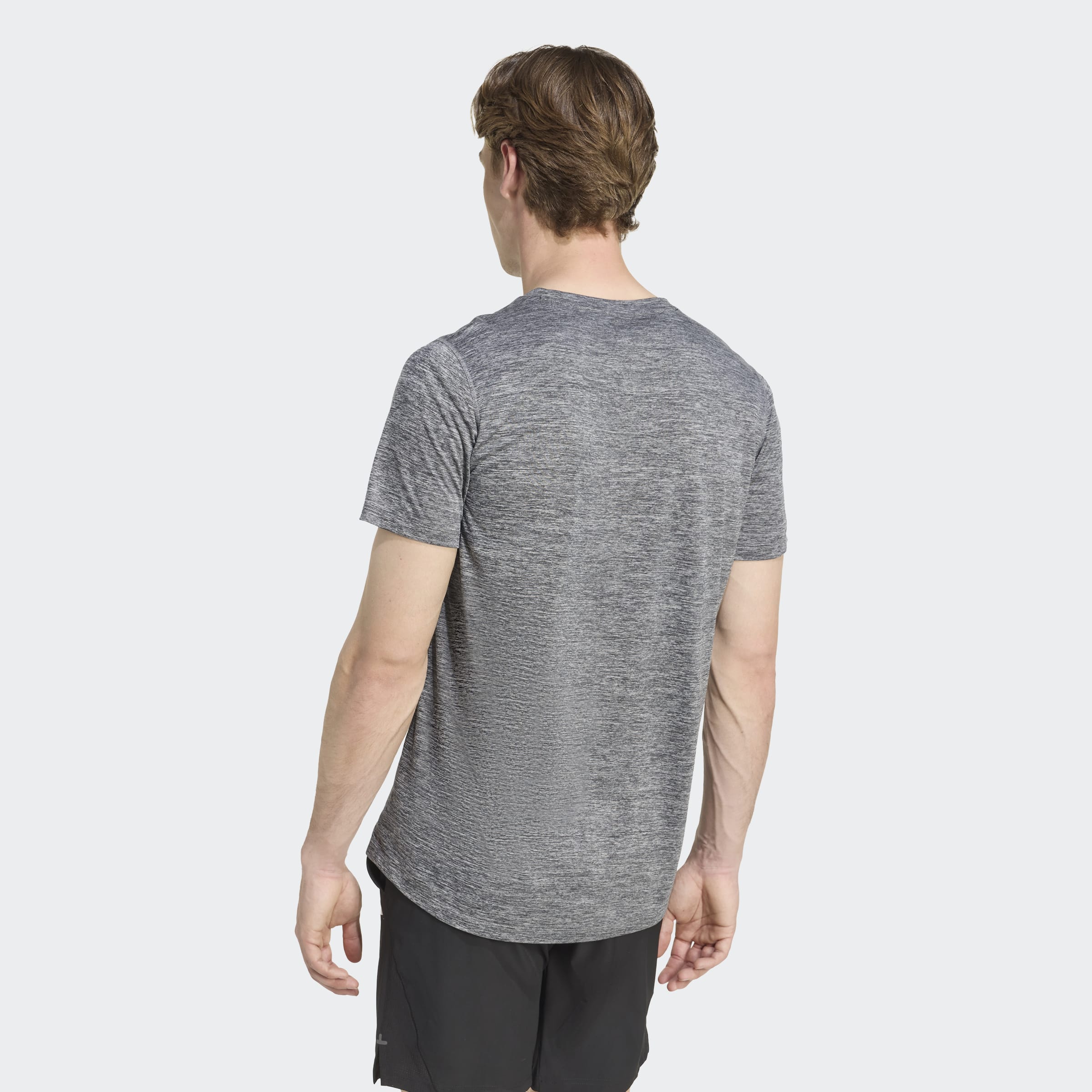 Mens Own the Run Melange Short Sleeve T-Shirt