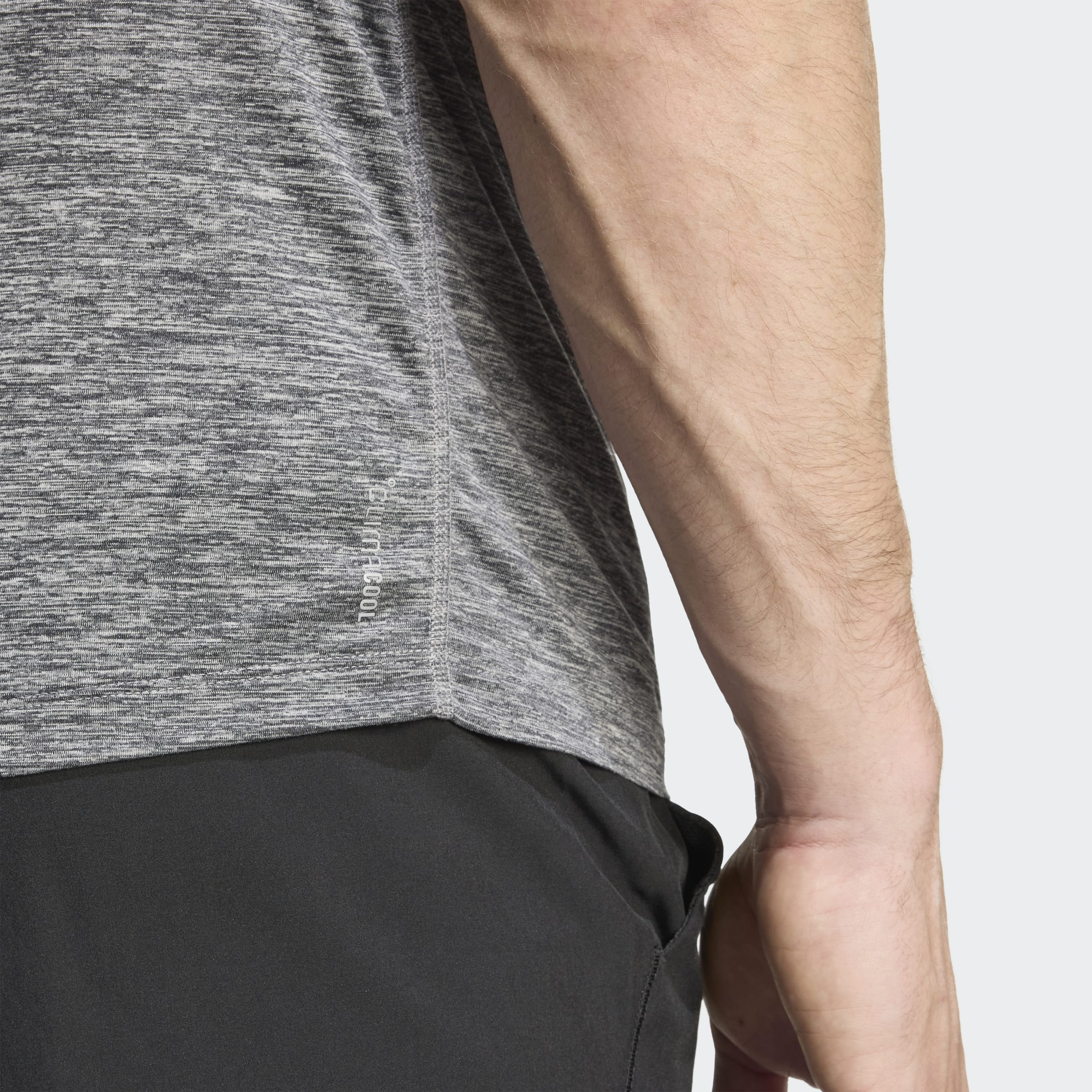 Mens Own the Run Melange Short Sleeve T-Shirt