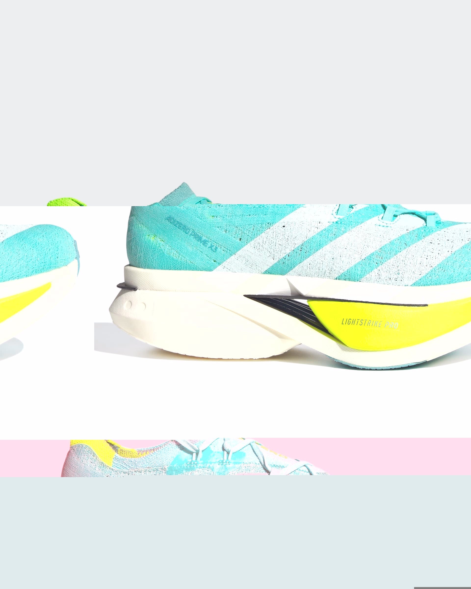 Mens Adizero Prime X3 Strung Running Shoe