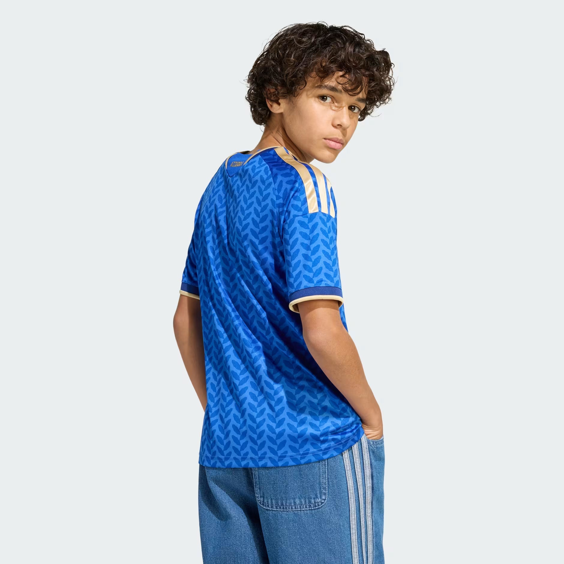 Junior Italy FIGC Home 25/26 Replica Jersey