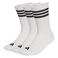 3 Pack 3 Stripes Cushioned Essential Crew Socks