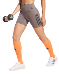 Womens Optime 3Stripes Short Tight 6 inch