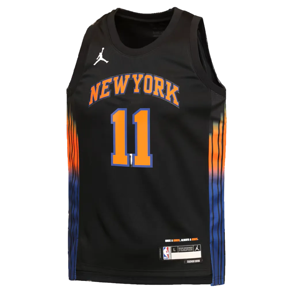 Junior New York Knicks Jalen Brunson Statement Jersey