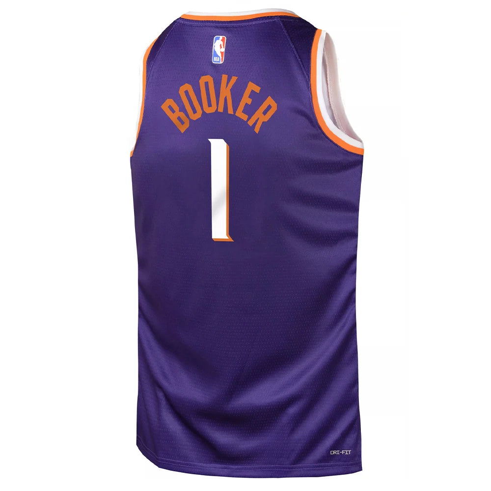 Boys Phoenix Suns Devin Booker Icon Swingman Replica Jersey