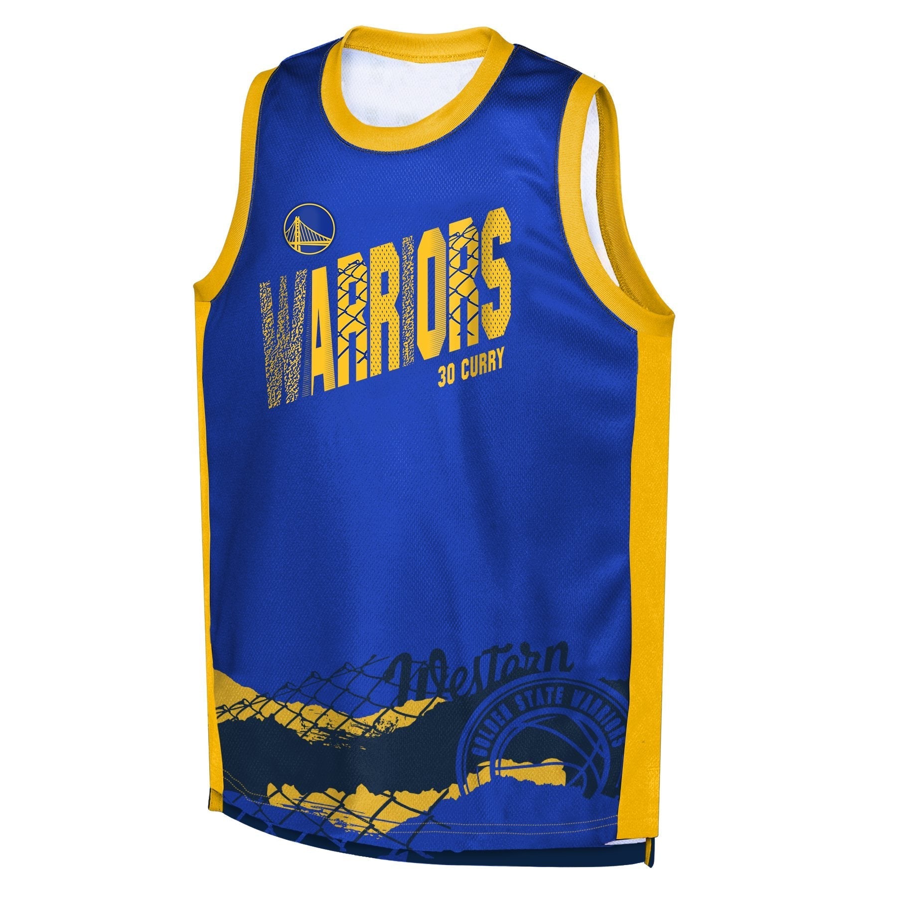 Mens Golden State Warriors Steph Curry Fast Break Shoot Top