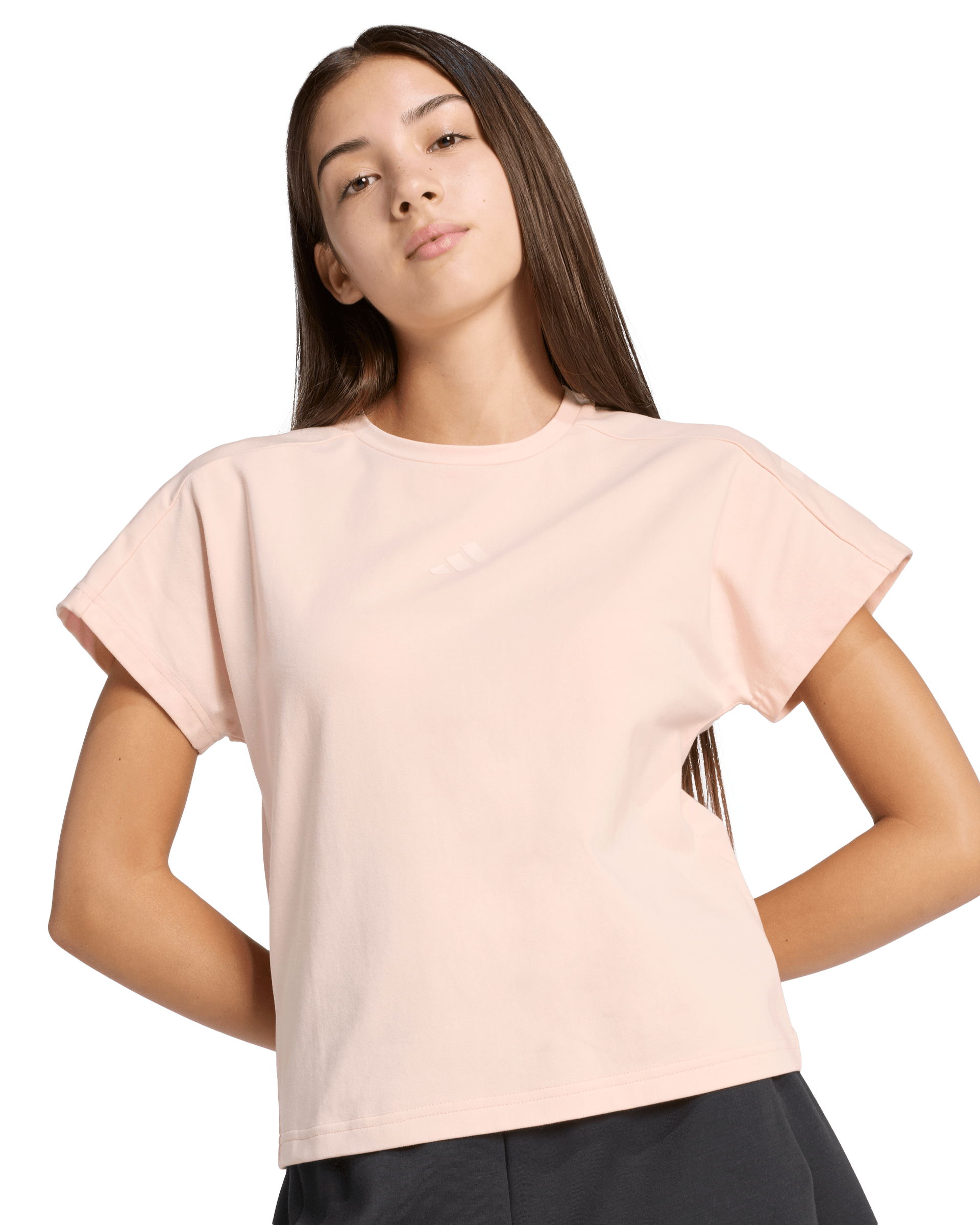 Junior Girls 3 Stripes Tonal Tshirt