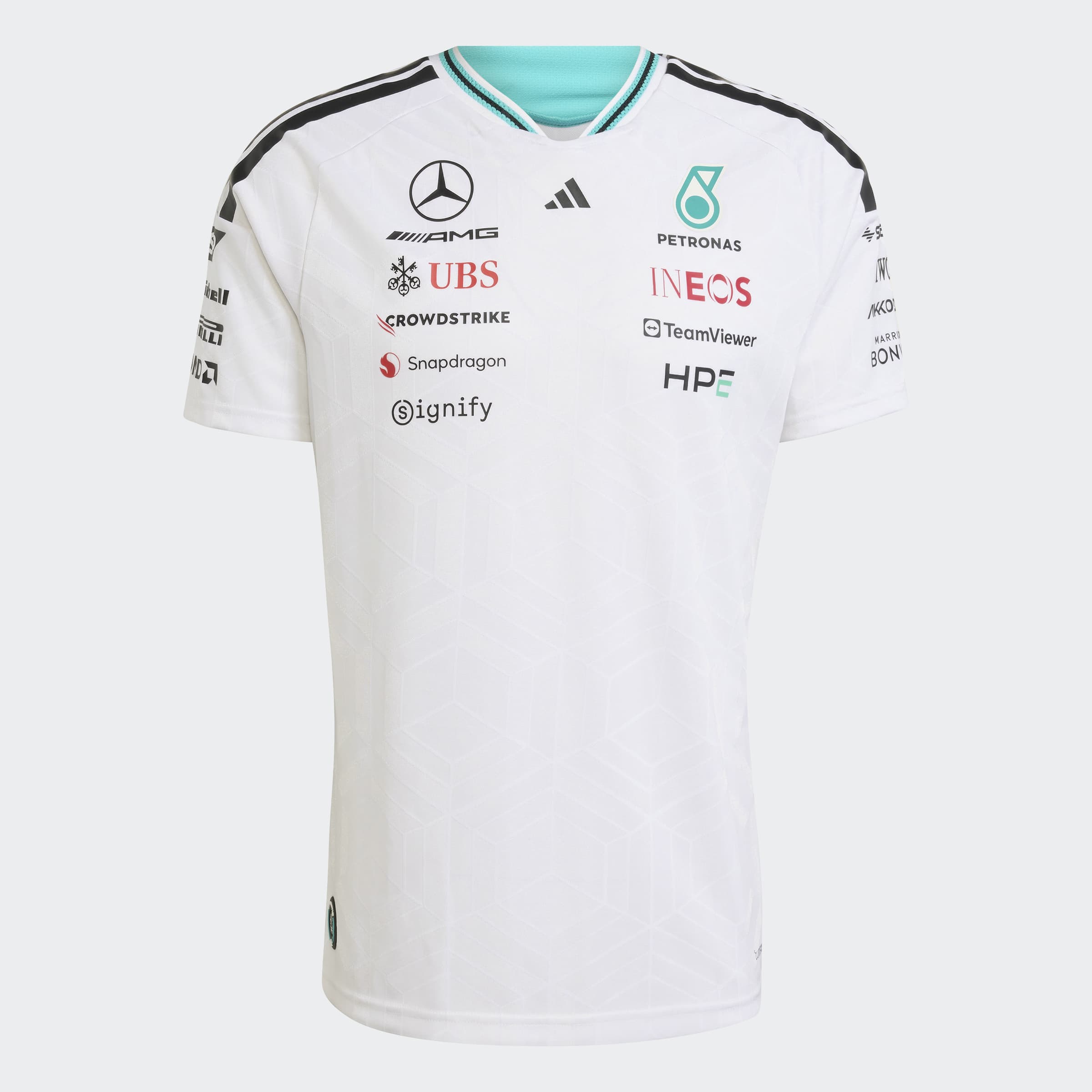 Mens Mercedes AMG F1 Drivers Replica Shirt