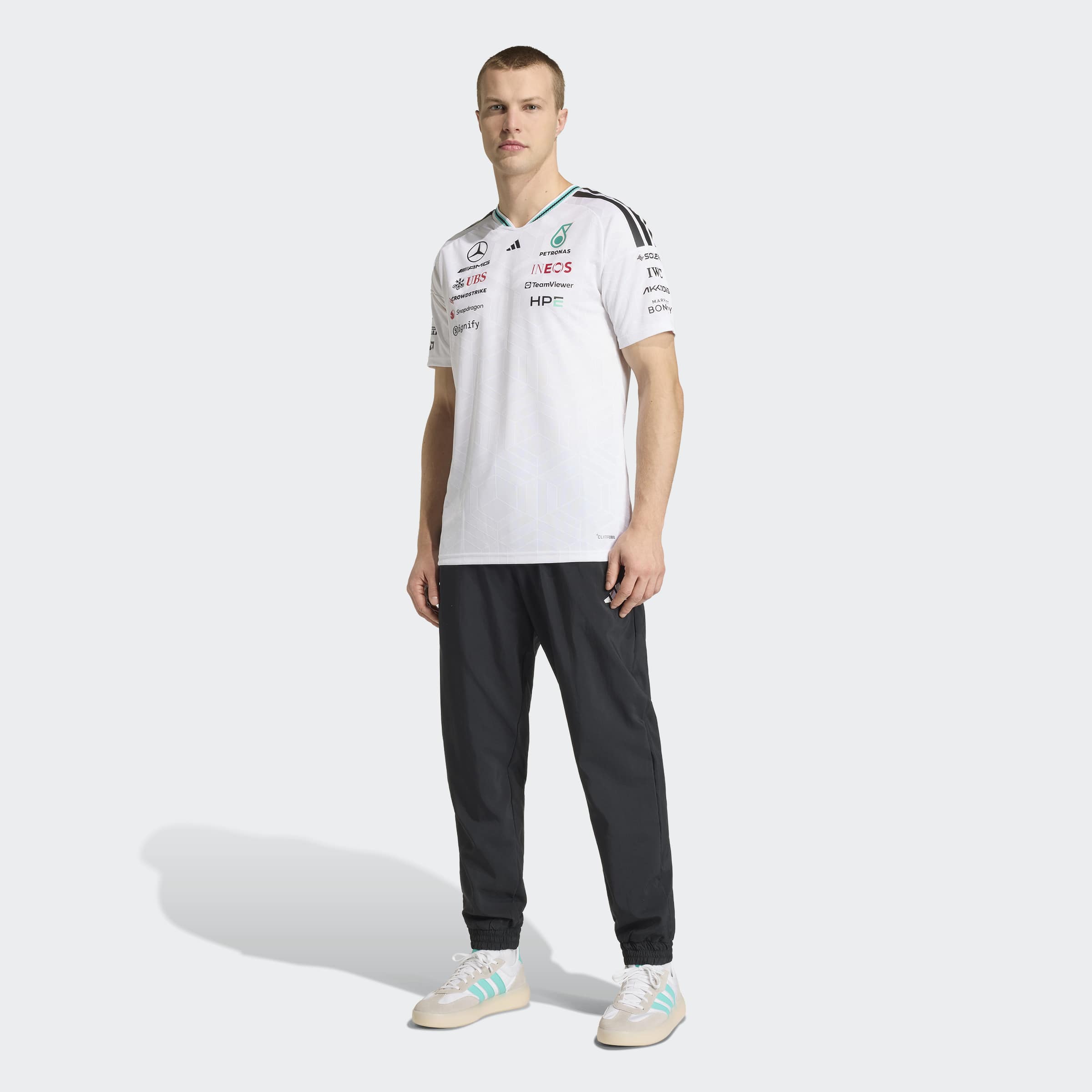Mens Mercedes AMG F1 Drivers Replica Shirt
