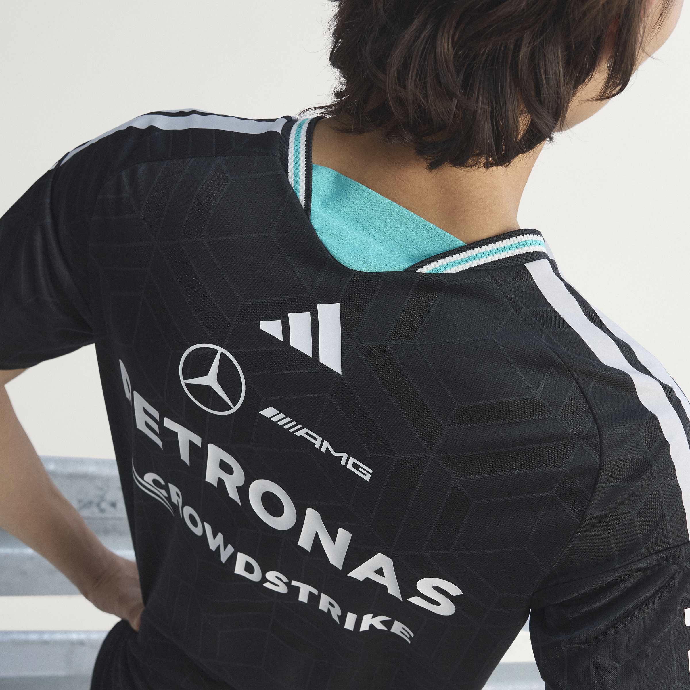 Mens Mercedes AMG F1 Drivers Replica Shirt