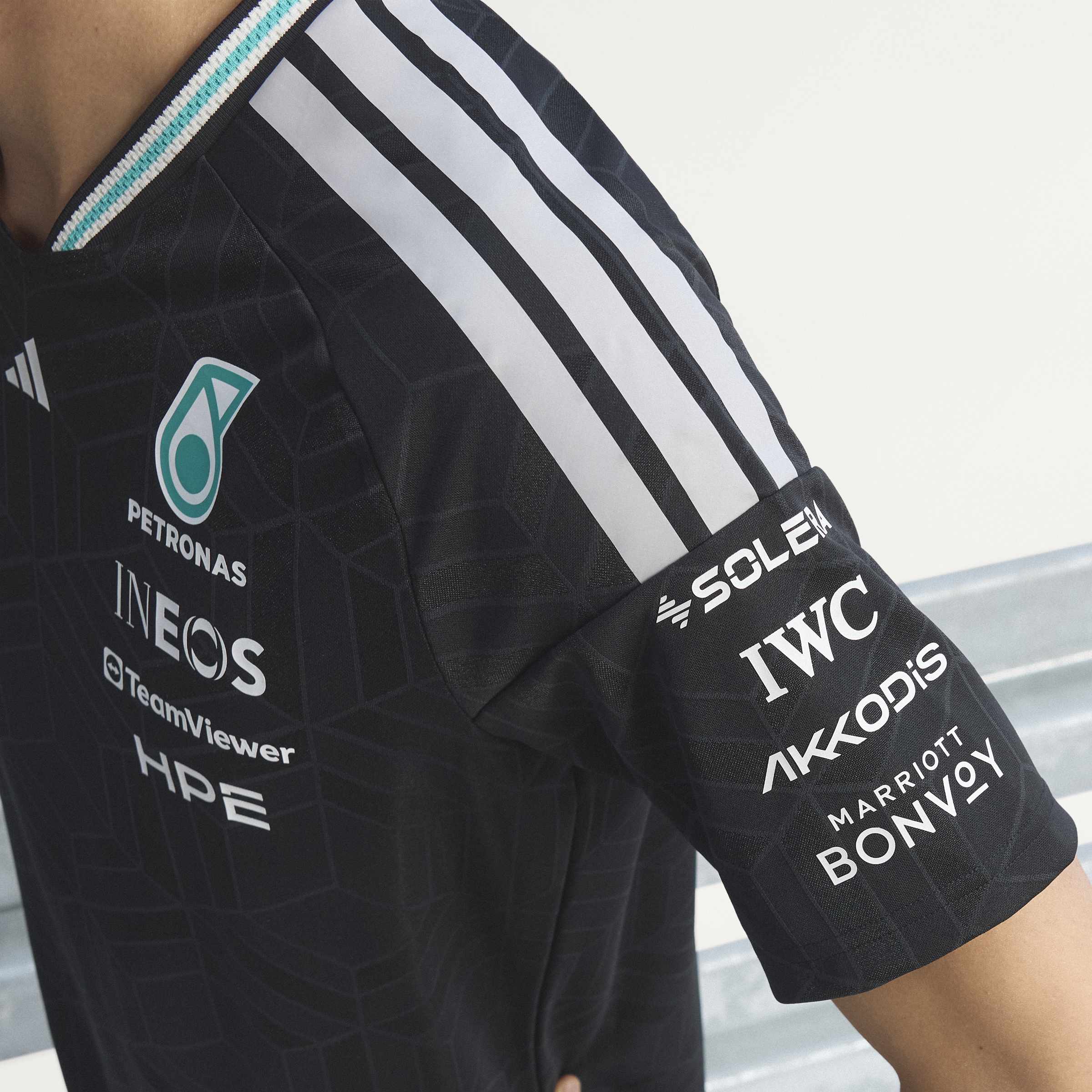 Mens Mercedes AMG F1 Drivers Replica Shirt