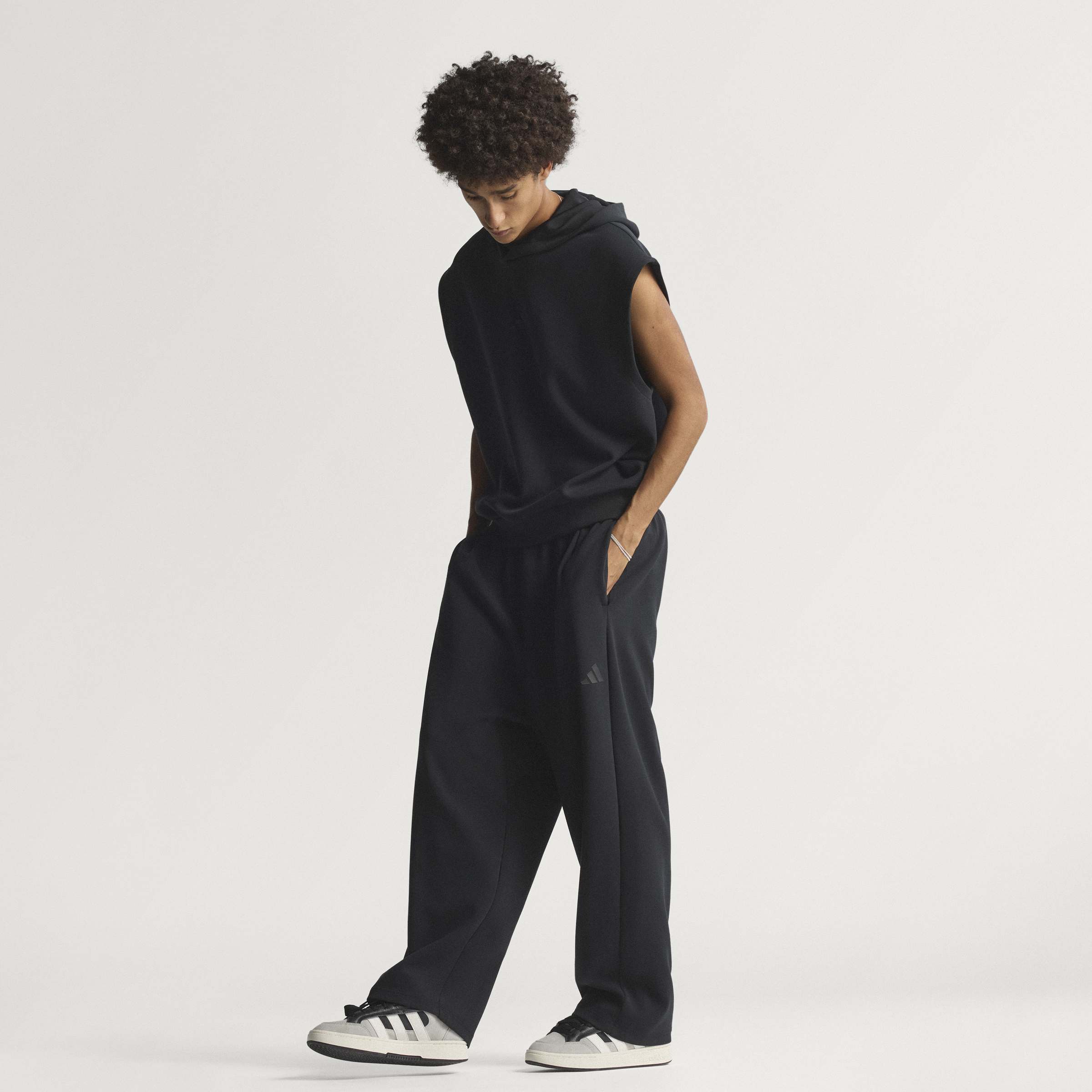 Mens Soft Lux Open Hem Pant