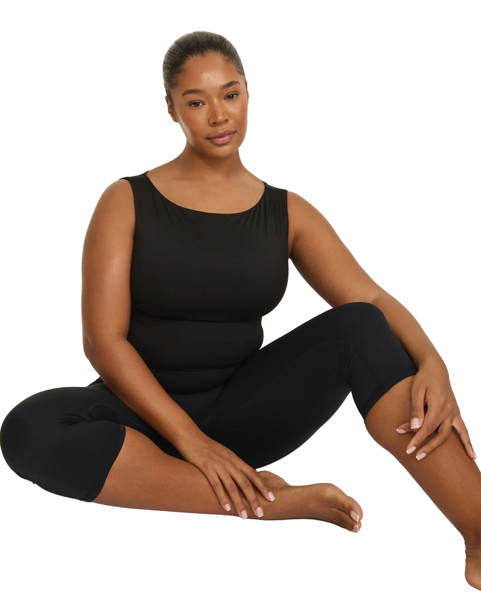 Womens Yoga Karolina Boatneck Tank Top