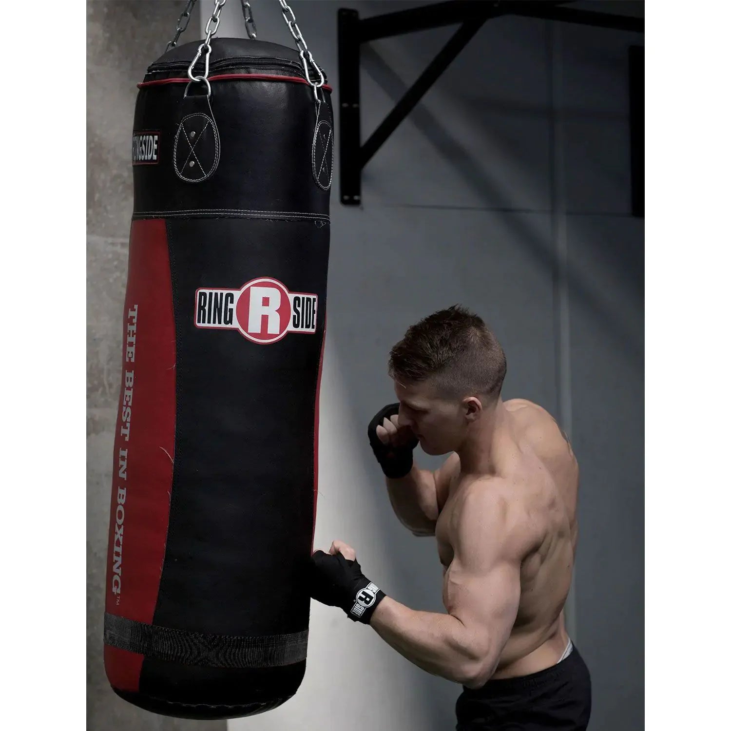 Large Leather Heavy Punching Bag 130 Pound