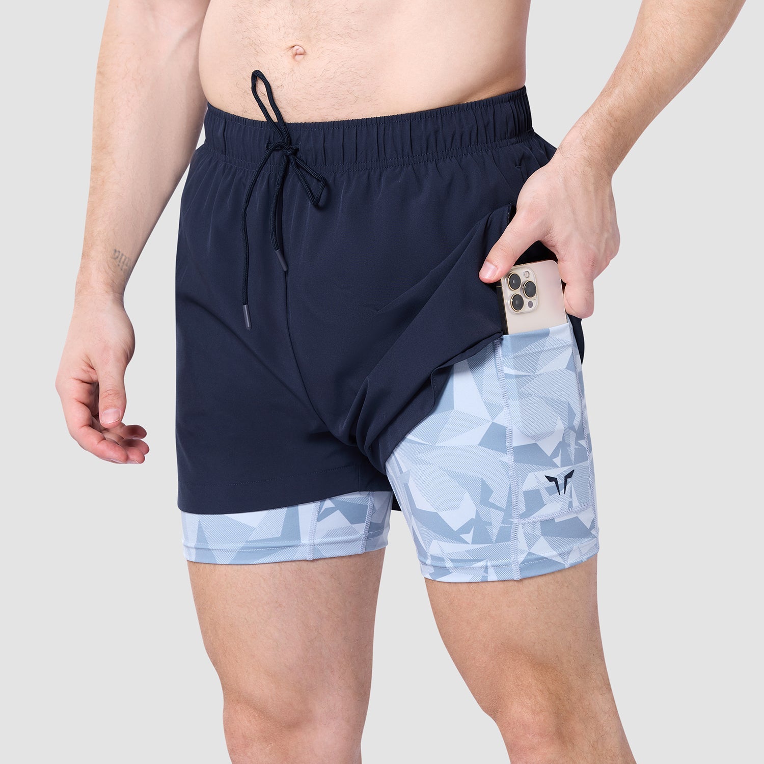 Mens Limitless 5 Inch 2 in 1 Short