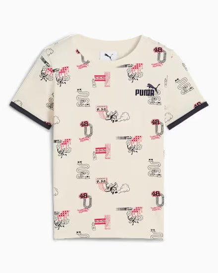 Boys Little Runners Aop Short Sleeves Tees