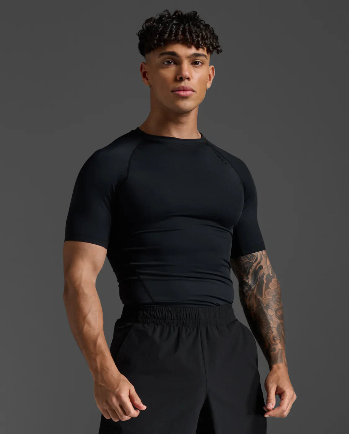 Mens Core Compression Fitted Short Sleeve T-Shirt