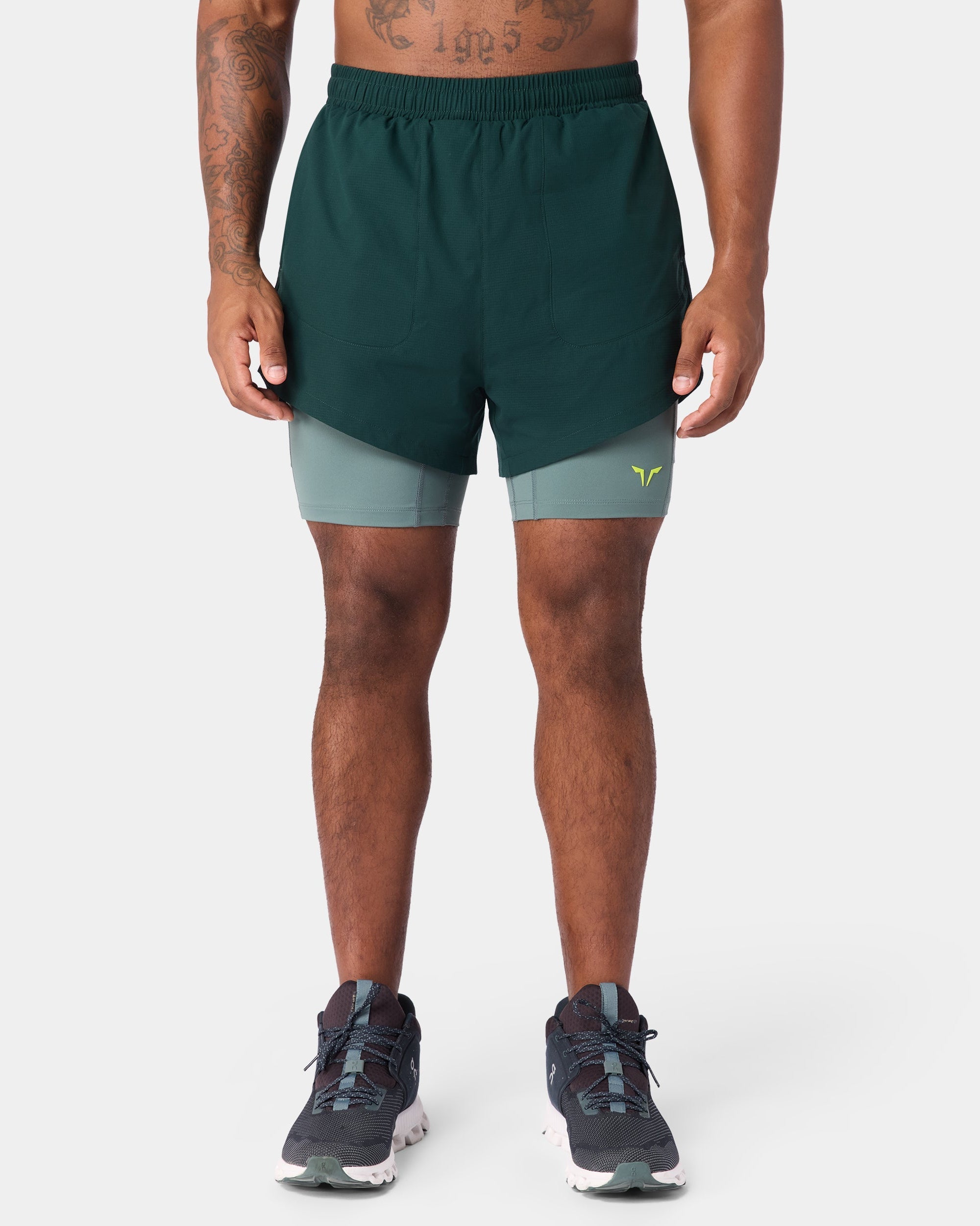 Mens Neotech Performance 2 in 1 5 inch Short