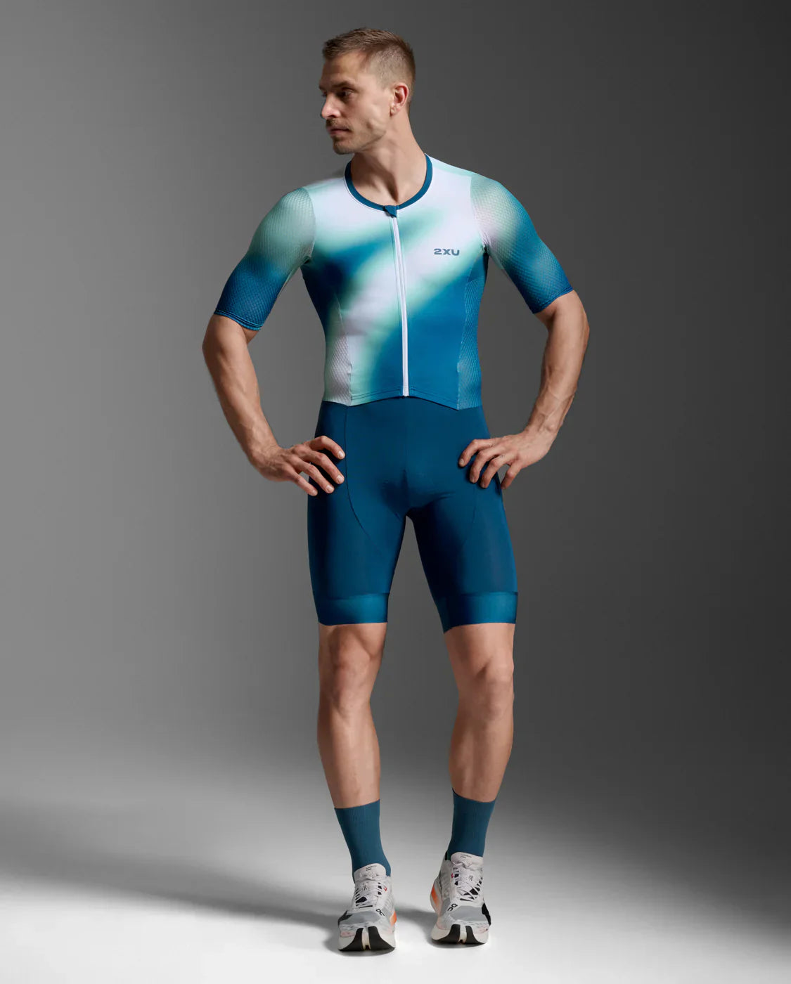 Mens Aero Hex Sleeved TriSuit