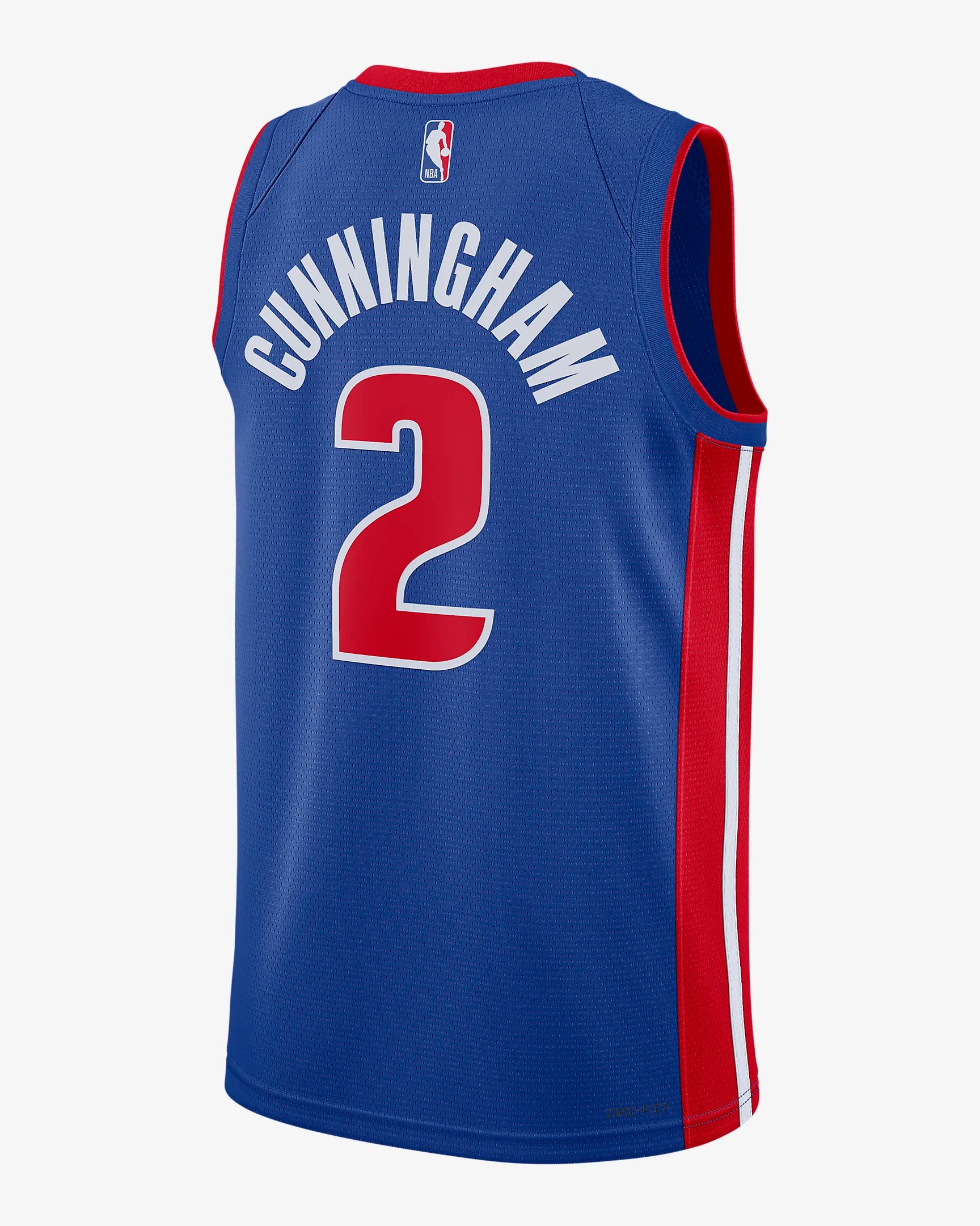 Mens Detroit Pistons Dri-Fit Swingman Icon Jersey