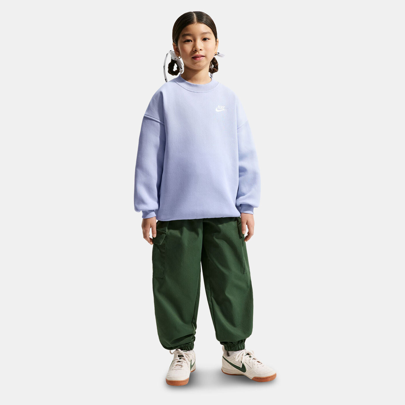 Junior Girls Oversized Crew Neck Sweater