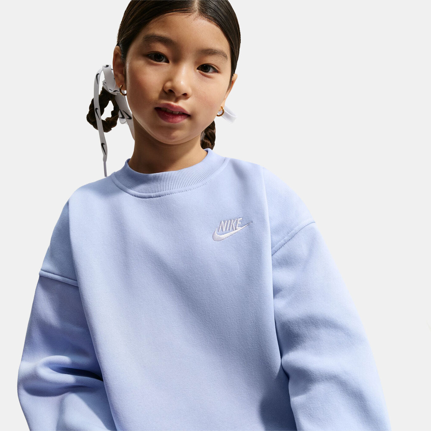Junior Girls Oversized Crew Neck Sweater