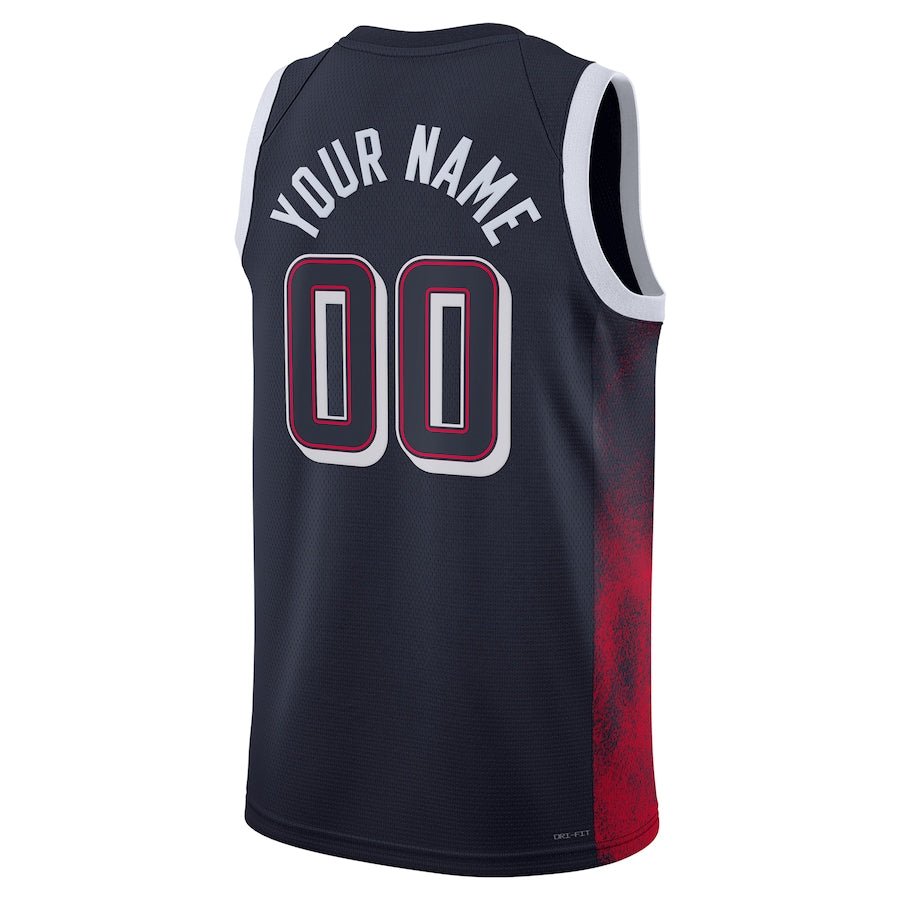 Junior Blank USA Road Navy Jersey