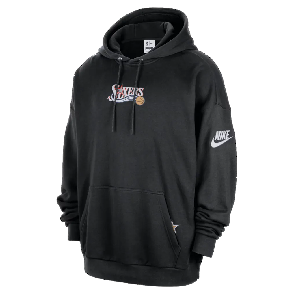Mens Philadelphia 76ers Hardwood Classics PO Hoodie