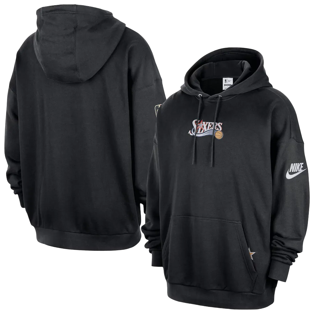 Mens Philadelphia 76ers Hardwood Classics PO Hoodie