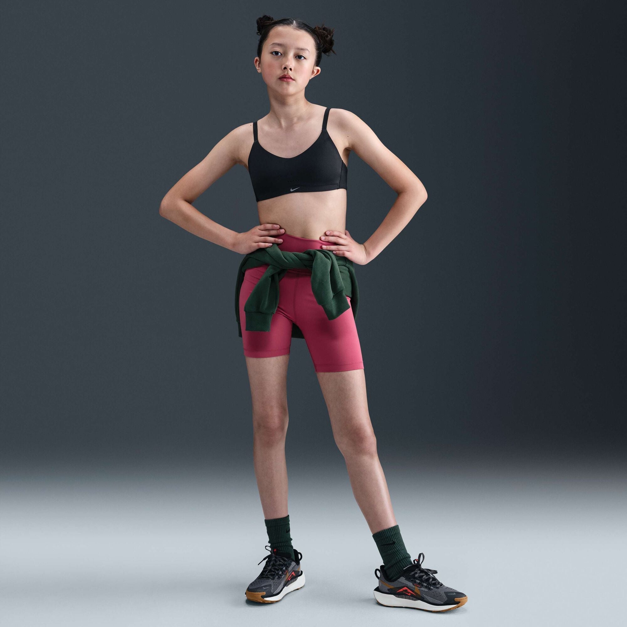 Junior Girls Training Swoosh Tight