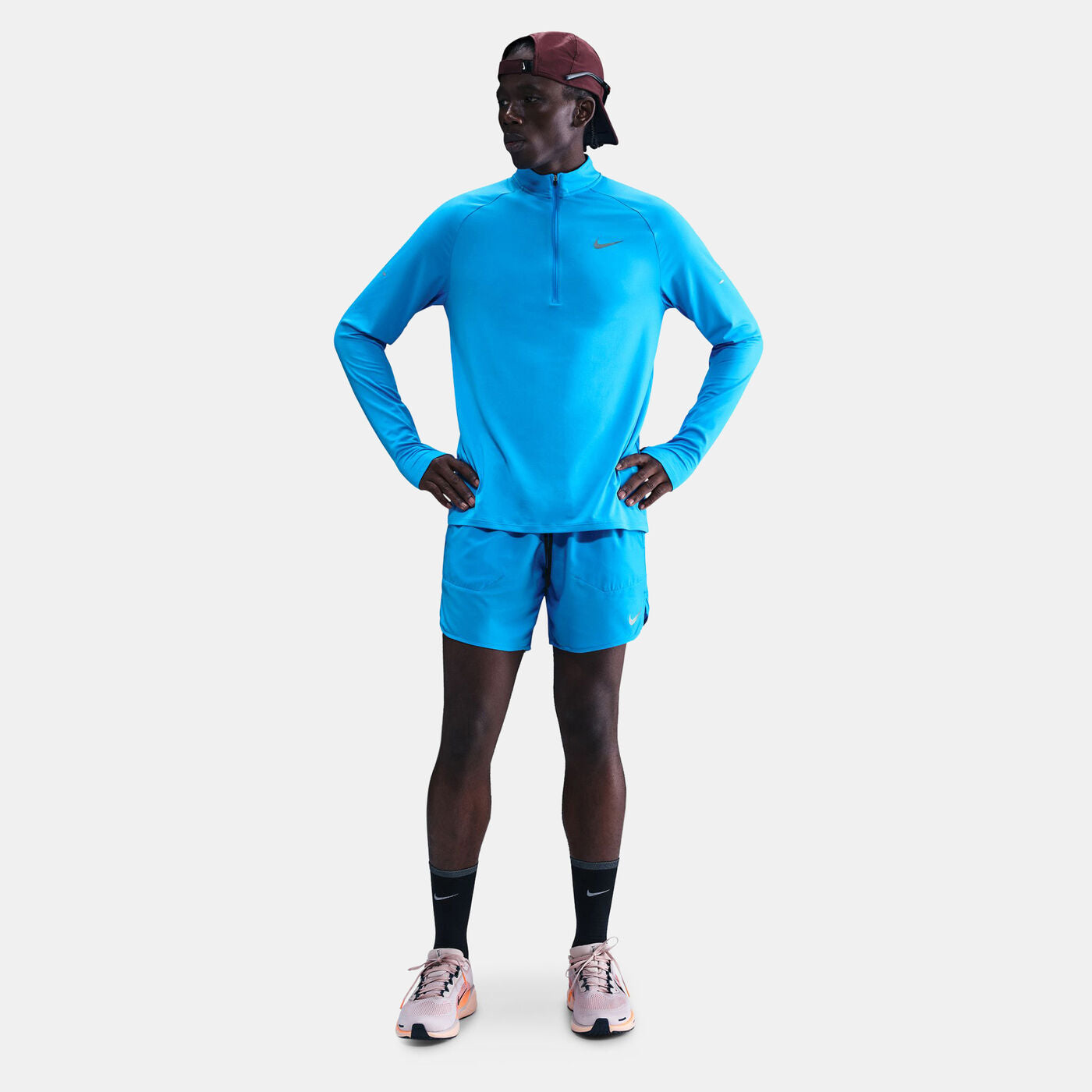 Mens Dri-Fit Stride Half Zip Midlayer