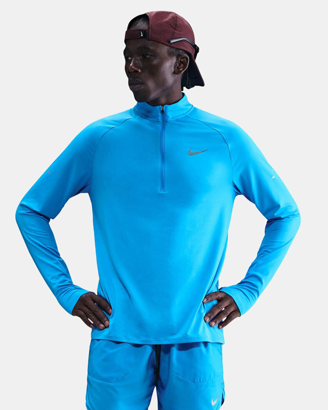 Mens Dri-Fit Stride Half Zip Midlayer