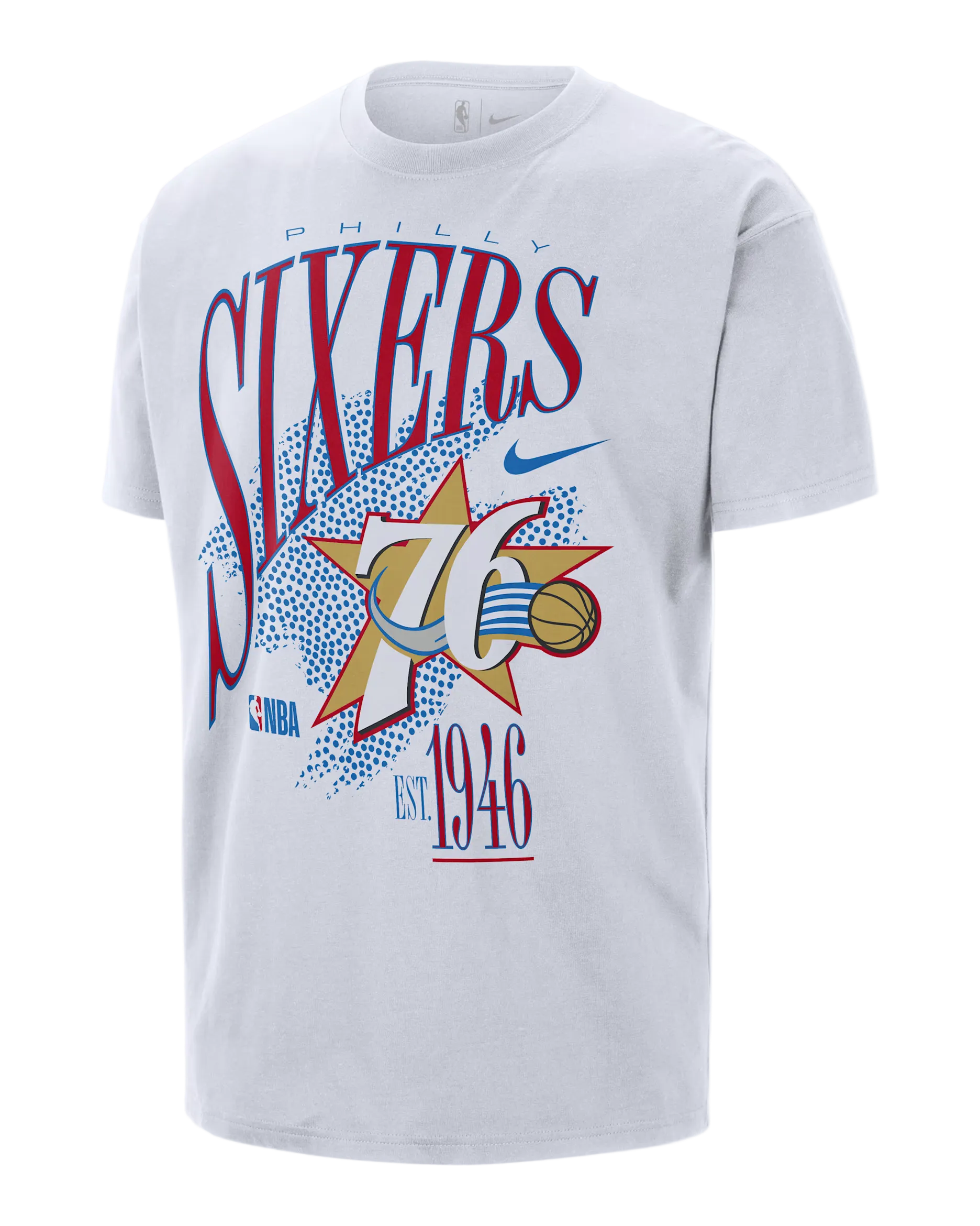 Mens Philadelphia 76ers Hardwood Classics T-Shirt