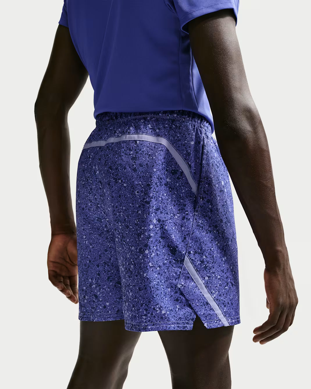 Mens Dri-Fit Victory Tennis 7 Inch Printed Short