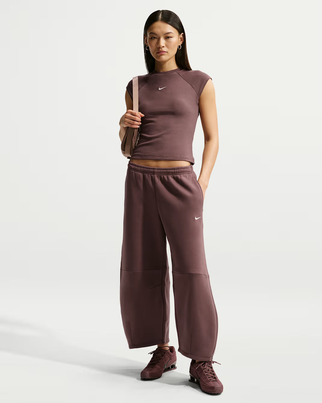 Womens Nike Chill Rib Short Sleeve Tshirt