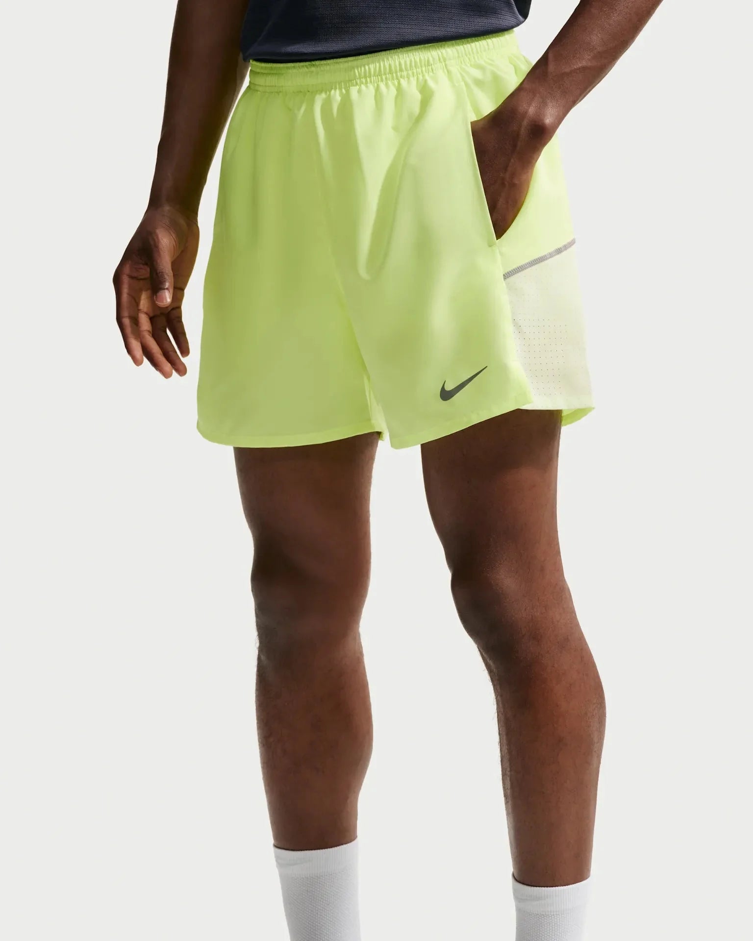 Mens Dri-Fit Miler 5 Inch 2 in 1 Short