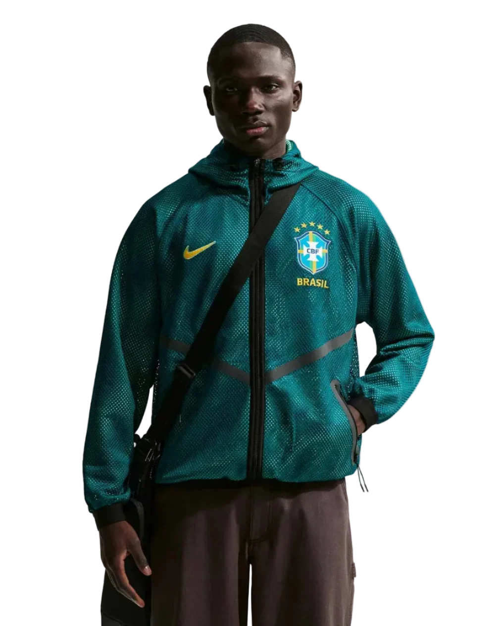 Mens Brazil CBF Home 26/27 Anthem Jacket