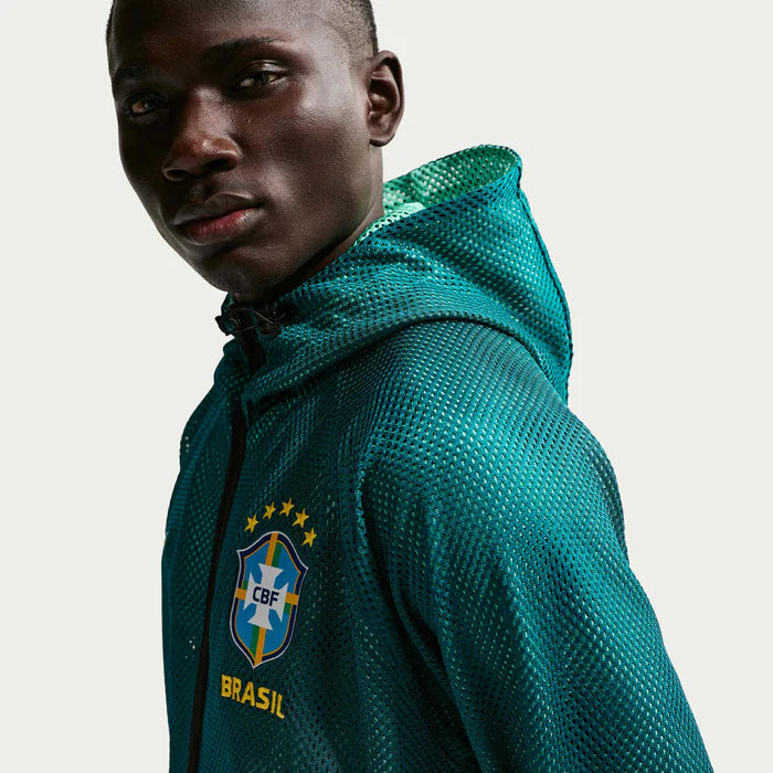 Mens Brazil CBF Home 26/27 Anthem Jacket
