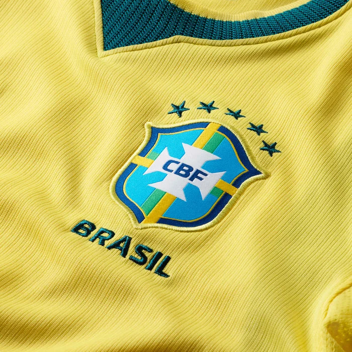 Junior Brazil CBF Home 25/26 Replica Jersey