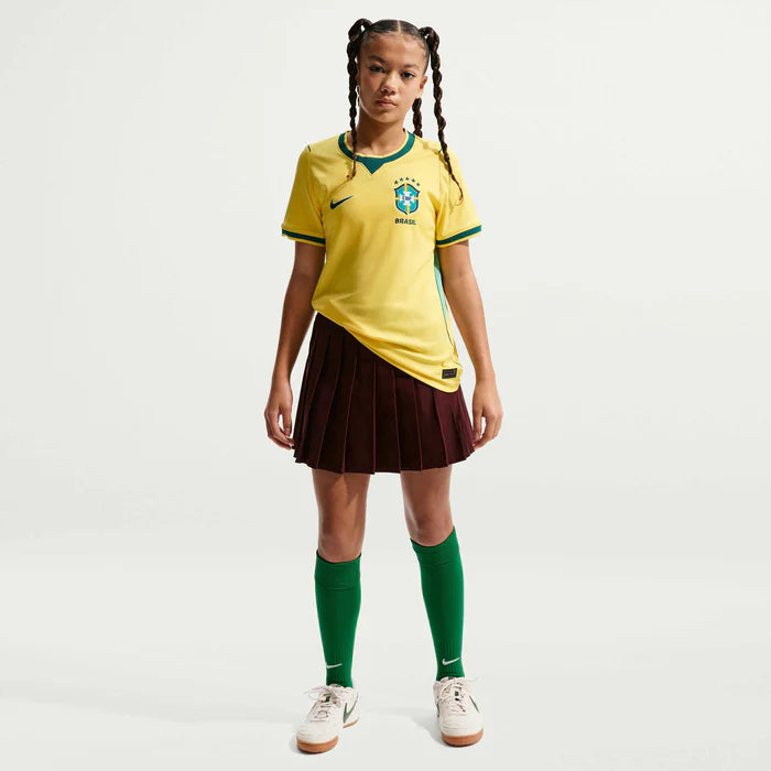 Junior Brazil CBF Home 25/26 Replica Jersey