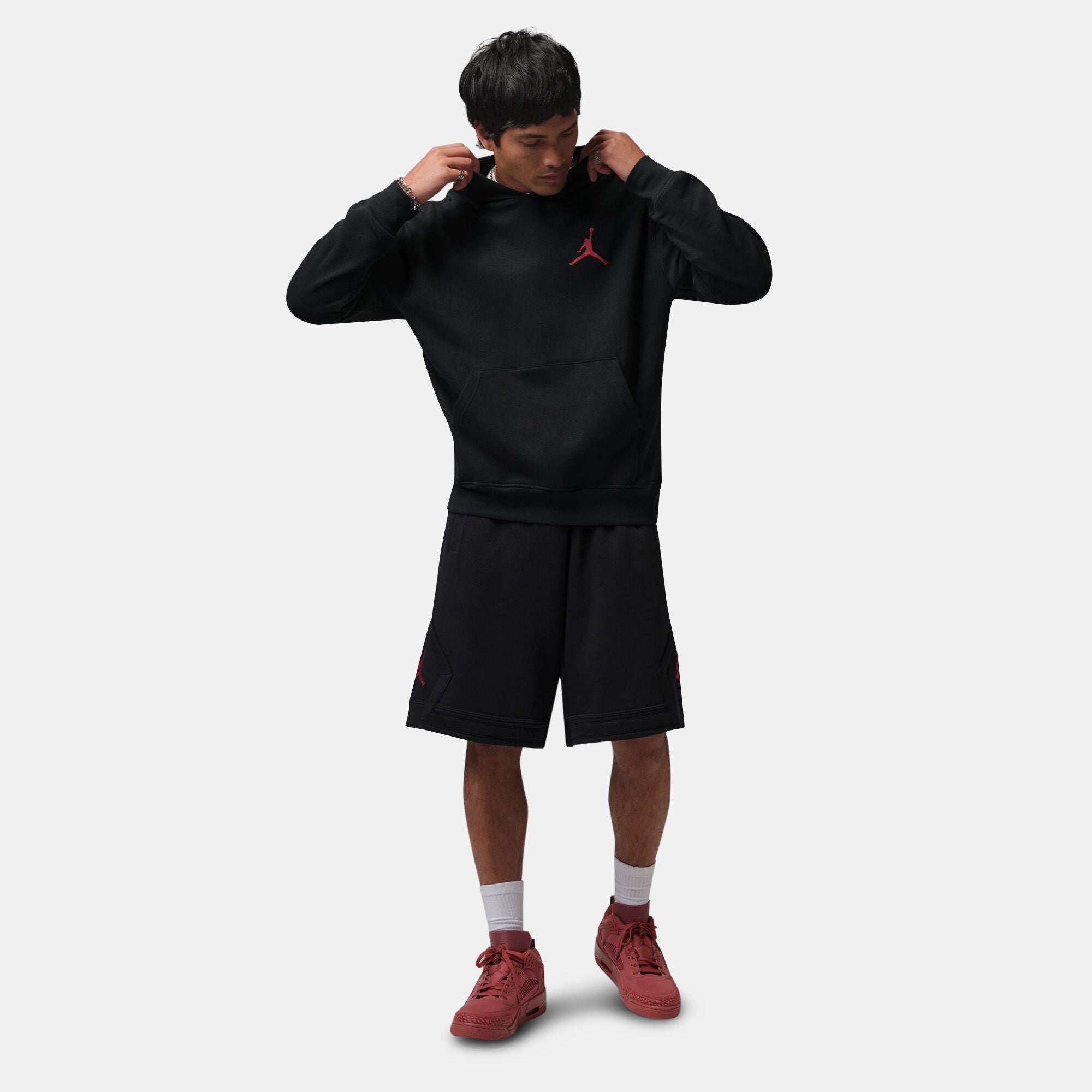 Mens Jumpman Fleece PO Hoodie