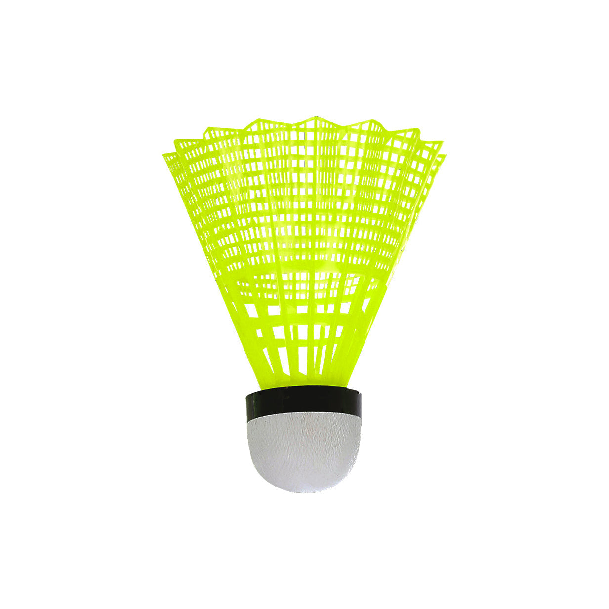 Falcon-Ace Badminton Yellow Nylon Shuttlecock
