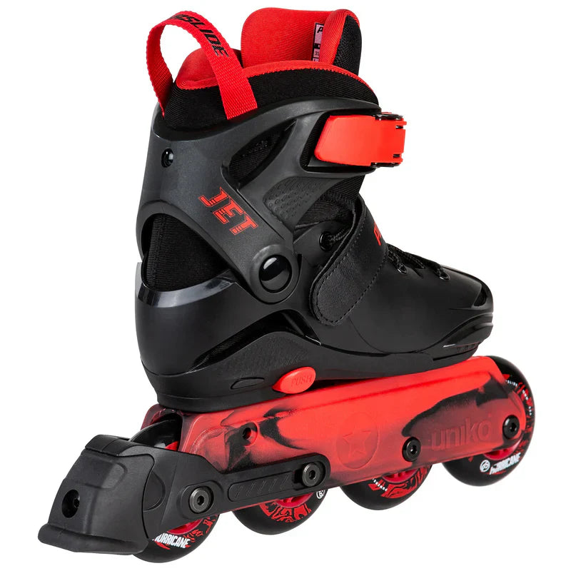 Youth Jet Black Adj. Inline Skates