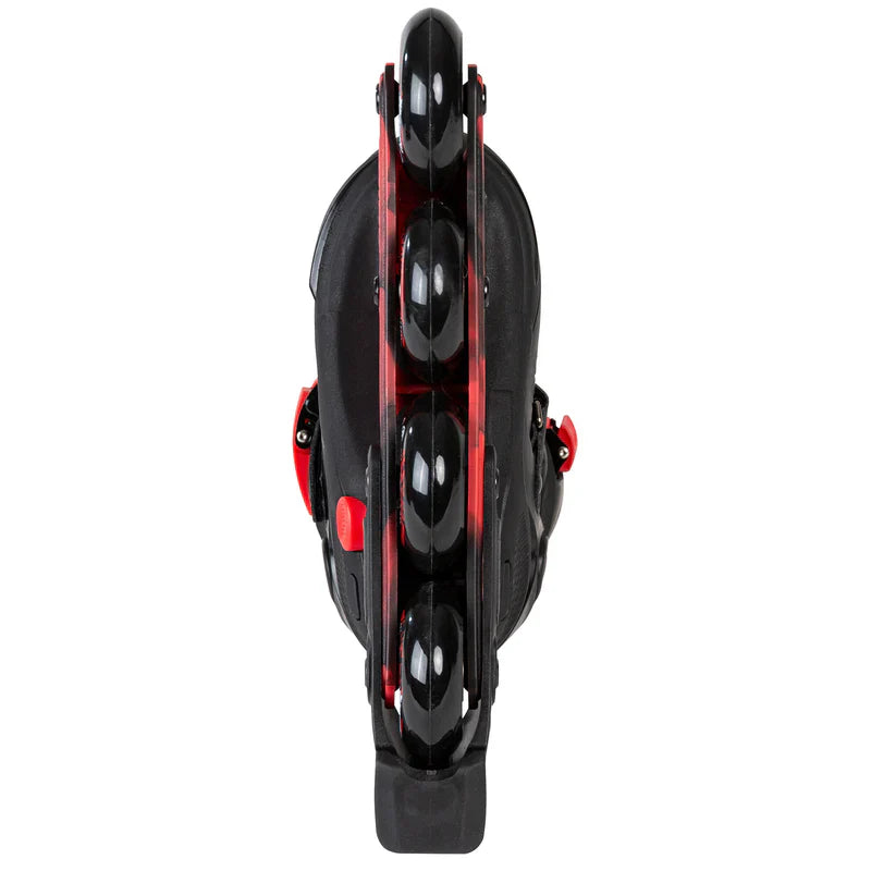 Youth Jet Black Adj. Inline Skates