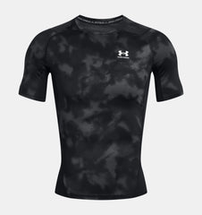 Mens Heatgear Printed Compression Short Sleeve T-Shirt
